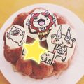 ぴん＊'s cooksnap of when they made 妖怪ウオッチ⭐キャラチョコプレート.