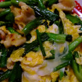 わたるんママ's cooksnap of when they made ニラとイカのふわふわ卵炒め.