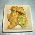 あきこさん's cooksnap of when they made 春色！枝豆（そら豆）とコーンのかき揚げ.