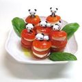 MadameーTco's cooksnap of when they made ミニトマトのしましまカプレーゼ*.