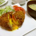 ねぎ缶's cooksnap of when they made 半熟卵入りメンチカツ.