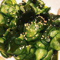 ちょこちょこ♪'s cooksnap of when they made 超簡単！胡瓜とワカメの酢の物☆甘め子供に.