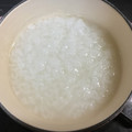 bebiringco's cooksnap of when they made ルクルーゼでおかゆ【離乳食9〜11ヶ月】.