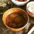 みうﾁｬﾝ's cooksnap of when they made 富山の隠れたご馳走!? キュウリの味噌汁.
