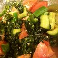 Kaon．'s cooksnap of when they made ヘルシー♪わかめトマトの中華風サラダ.