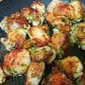 あつゴールド's cooksnap of when they made 揚げない★鶏もも肉のカリッと！青のり焼き.
