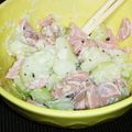 ポーニャ's cooksnap of when they made きゅうりと魚肉ソーセージのポテトサラダ☆.