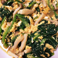 mmnnmn76's cooksnap of when they made しめじとほうれん草のヘルシー炒め.
