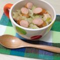 すーじーむーちょ's cooksnap of when they made 簡単！ソーセージとキャベツの白ワイン蒸し.