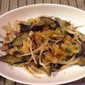 ほけきょ♪'s cooksnap of when they made モヤシとナスのポン酢炒め.
