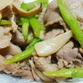 nanaきち's cooksnap of when they made 豚肉とアスパラの味噌炒め.