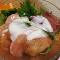 メイ☆★'s cooksnap of when they made 桃と生ハムのサラダ♢ヨーグルトソース.