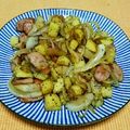 料理好き独身男子's cooksnap of when they made ジャガイモ、タマネギ、ウインナー…炒め.