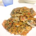 チョミ蔵's cooksnap of when they made 美味しい！ヘルシー！ひじキムチーズチヂミ.
