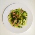 HSV's cooksnap of when they made ベーコン青梗菜のかおり炒め.
