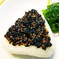 aubryson's cooksnap of when they made エゴマ(大葉)味噌de 焼おにぎり.
