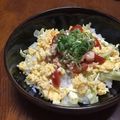 aqua51's cooksnap of when they made ランチに簡単！鮭マヨ納豆丼☆.