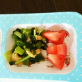 ちきakki's cooksnap of when they made 簡単！♬小松菜とオクラのお浸し♬.