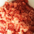 トシコ５５'s cooksnap of when they made フォーク１本で簡単！スイカのかき氷～♪.
