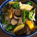 四児のハハ's cooksnap of when they made 夏野菜。。炒めて冷やしてぶっかけ元気素麺.