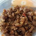 mini39's cooksnap of when they made ナスの甘辛佃煮風☆ごはん/豆腐に☆.