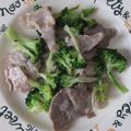 きらり流れ星's cooksnap of when they made 豚肉とブロッコリーのレモンソテー.