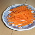 きらり流れ星's cooksnap of when they made 千切り人参の甘酢炒め.
