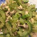 キャメロンjp's cooksnap of when they made 苦くないゴーヤチャンプルの下処理♩.