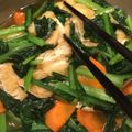 カタカタパトラ's cooksnap of when they made 簡単‼小松菜とニンジンの煮びたし.