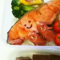 あさここなっつ's cooksnap of when they made (キャラ弁)焼き鮭de切り身ちゃん.