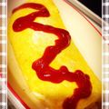 たろりん娘❤︎'s cooksnap of when they made 余ったご飯で お弁当オムライス.
