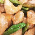 ちゃいこ☆'s cooksnap of when they made 柔らか〜♬鶏胸肉といんげんの甘酢胡麻炒め.
