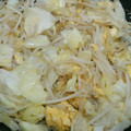 ポニーリボン's cooksnap of when they made キャベツともやしの卵炒め.