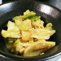 ヒロ妻1010's cooksnap of when they made エリンギとキャベツの味噌バター炒め.