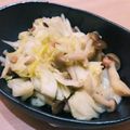 熊童子月兎耳's cooksnap of when they made 簡単おつまみ！キャベツのたこわさび炒め.