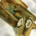 べっちぃ〜's cooksnap of when they made 簡単！大葉香るチーズちくわ春巻き♪.