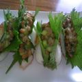 ｹﾛたん's cooksnap of when they made しそちくわ納豆.