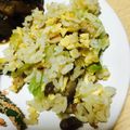 jcobssss's cooksnap of when they made レタスしめじチャーハン☆中華風味.