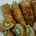 ハルハルマン's cooksnap of when they made オクラの豚肉巻き.