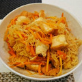 ちっちにゃん☆'s cooksnap of when they made 大根のつまと人参のつまのきんぴら.