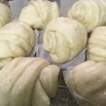 よつばっち's cooksnap of when they made モチモチ。手軽な花巻.