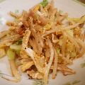 くぅぽん☆'s cooksnap of when they made ちょっと豪華なもやし炒め.