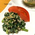 ももりんごっこ's cooksnap of when they made 春菊の辛子マヨネーズ和え.