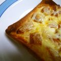 Connie☆K's cooksnap of when they made ＊奈良漬けチーズのっけトースト＊.