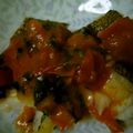 Connie☆K's cooksnap of when they made タラのムニエル カプレーゼソース.