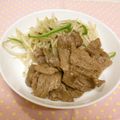 龍青空ママ's cooksnap of when they made ちょい食べ焼肉☆もやし添え.