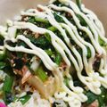 大盛食堂みちよ's cooksnap of when they made ○●ねぎだく冷奴丼●○.