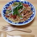 クックU1PBPO☆'s cooksnap of when they made 【簡単】混ぜる！しらすトマト冷製パスタ.