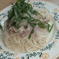 きらり流れ星's cooksnap of when they made 冷しゃぶのゆずぶっかけうどん.