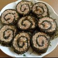 ムクちゃんです's cooksnap of when they made ご飯によく合う！ひき肉のすき昆布巻き.